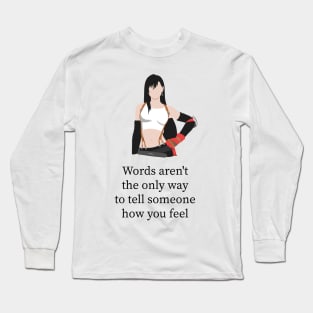 Beautiful tifa Lockhart Quote Long Sleeve T-Shirt